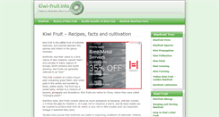 Desktop Screenshot of kiwi-fruit.info